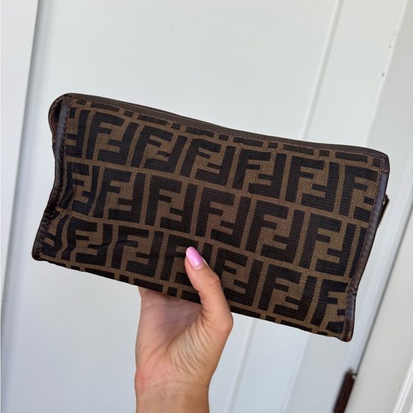 Fendi Handbags - Fendi Brown Clutch Bag with COA